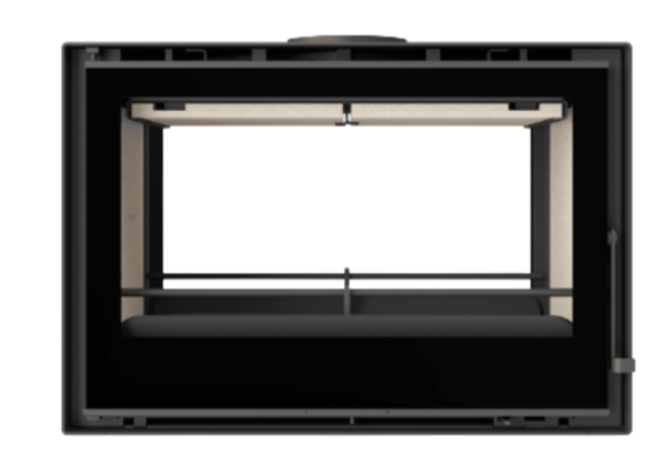 Salamandra CRISTAL 78 Dupla Face | C&A Chama